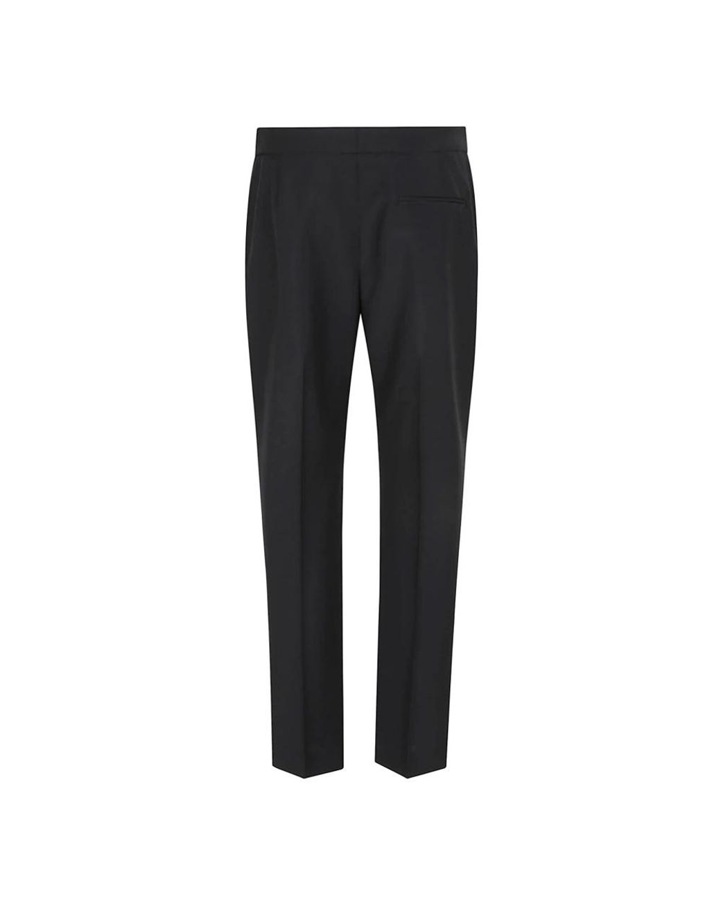 McQueen Black Straight Trousers