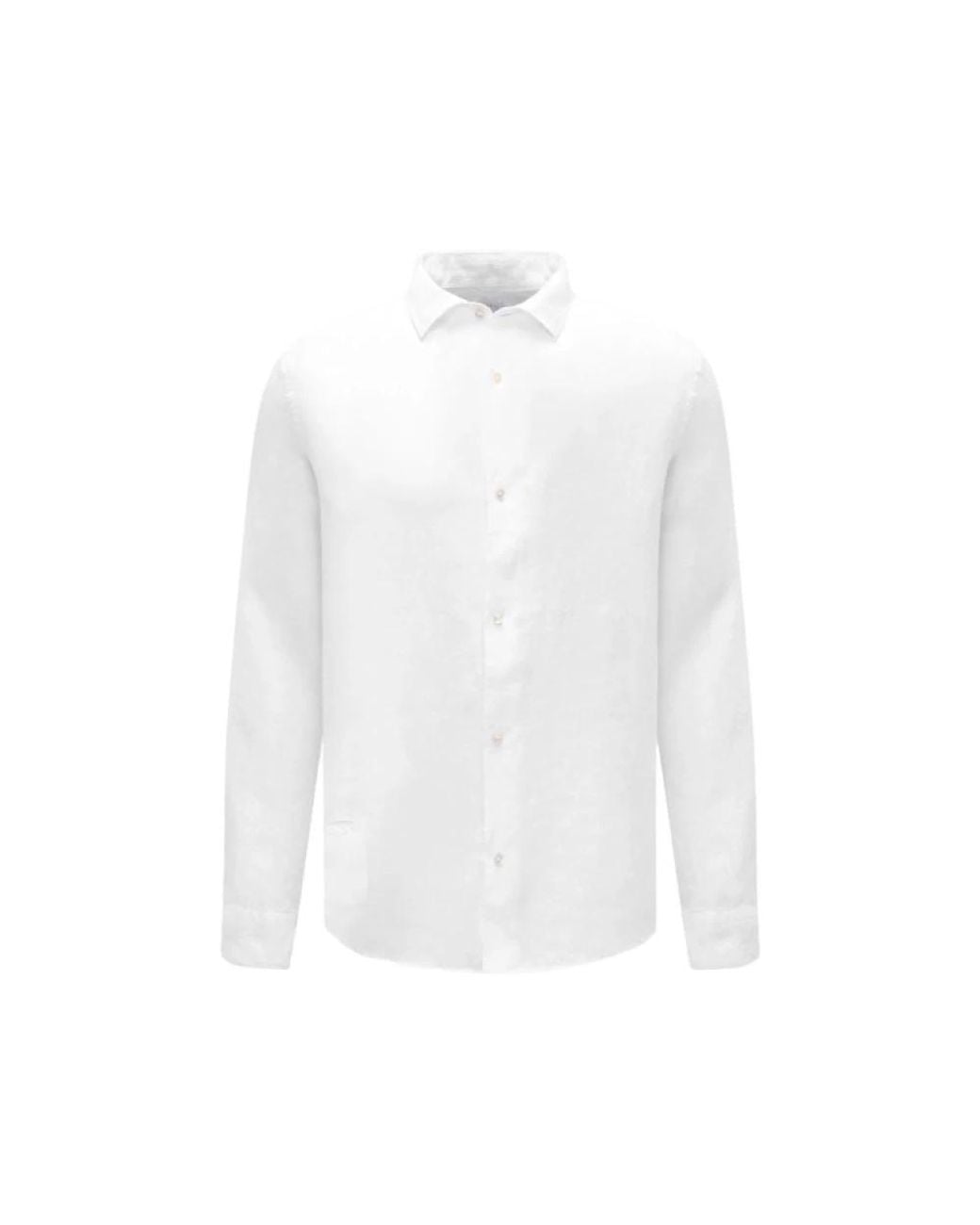 04651/ A trip in a bag White Formal Shirts for men