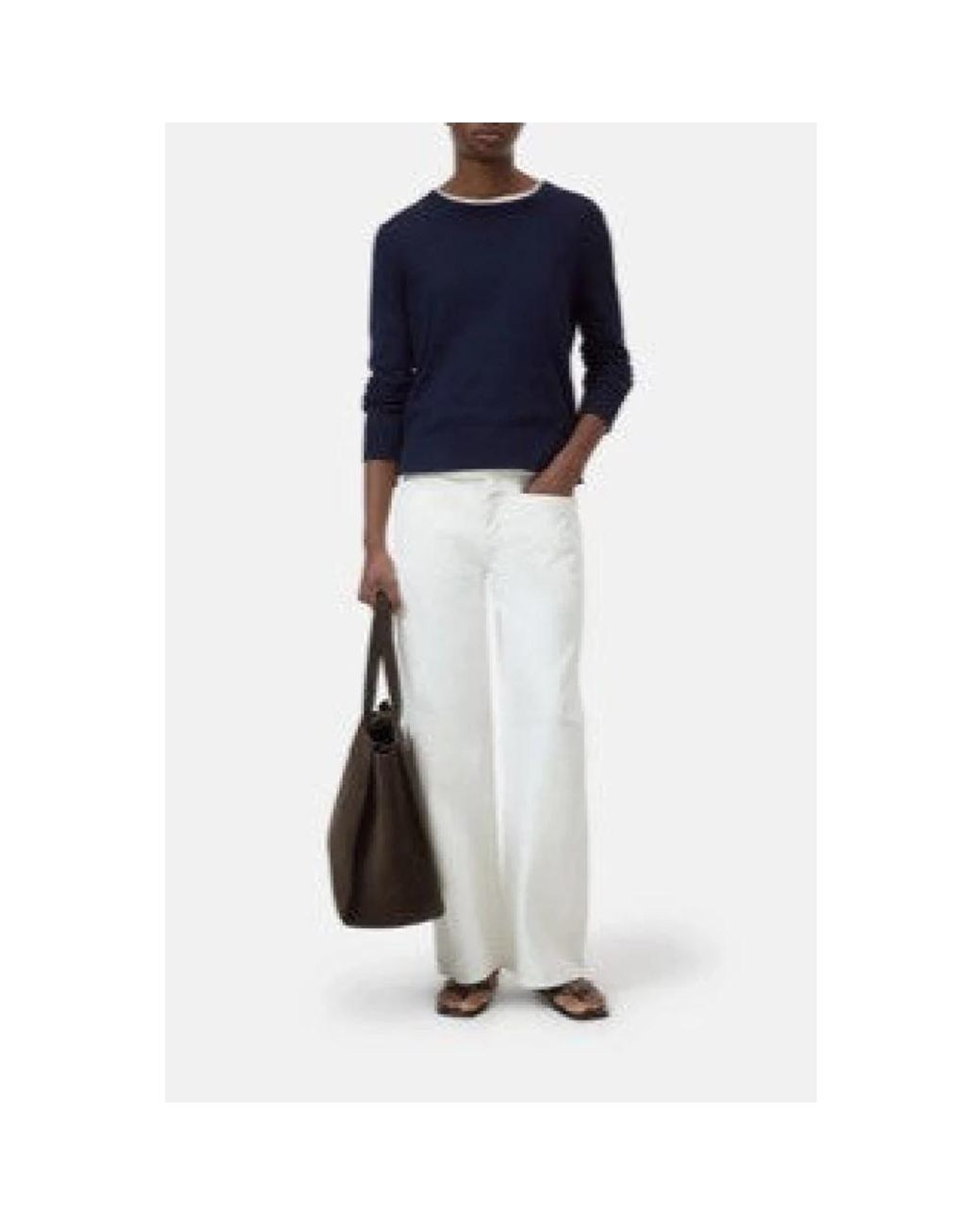 Closed Blue Round-Neck Knitwear