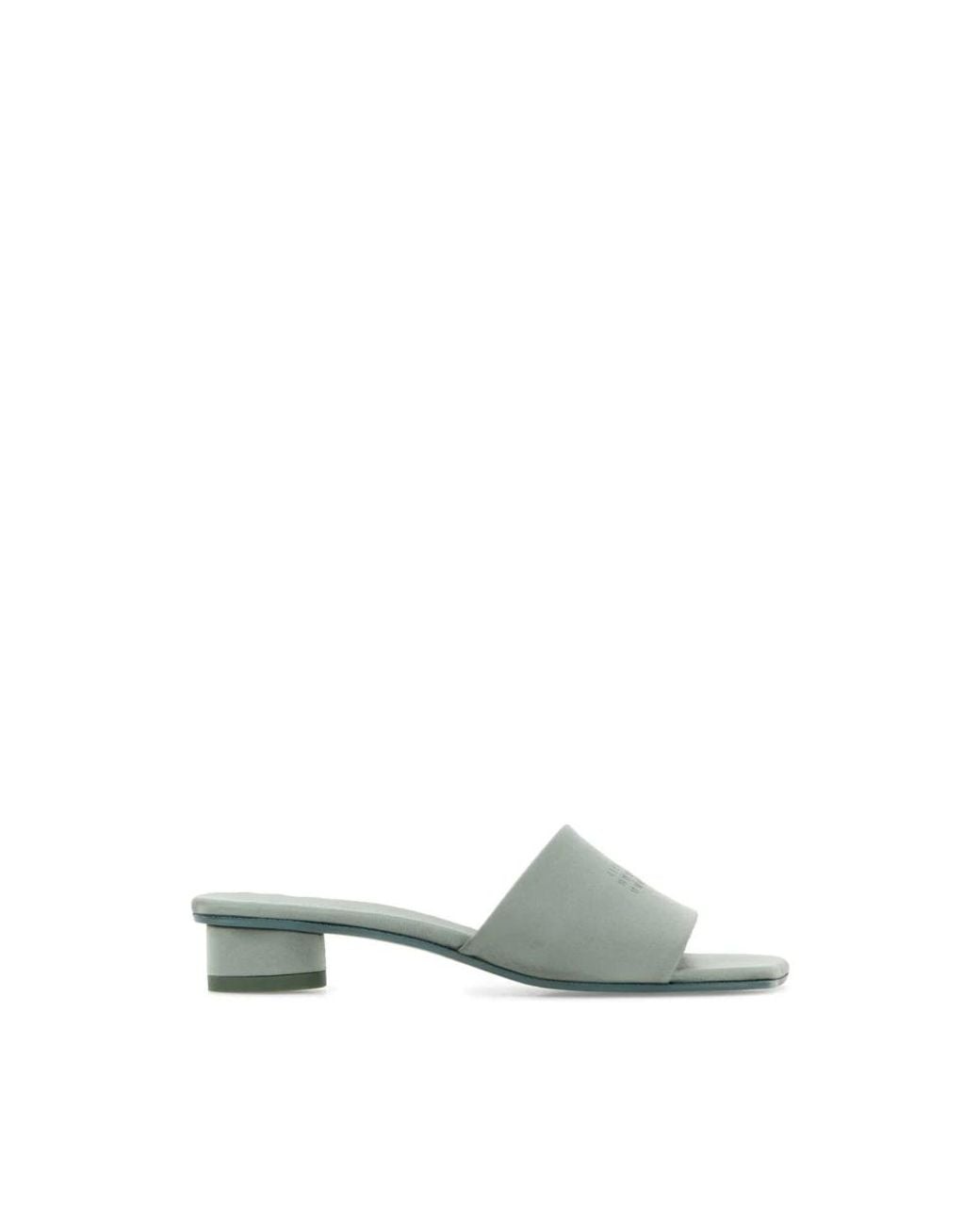 MM6 by Maison Margiela Green Heeled Mules