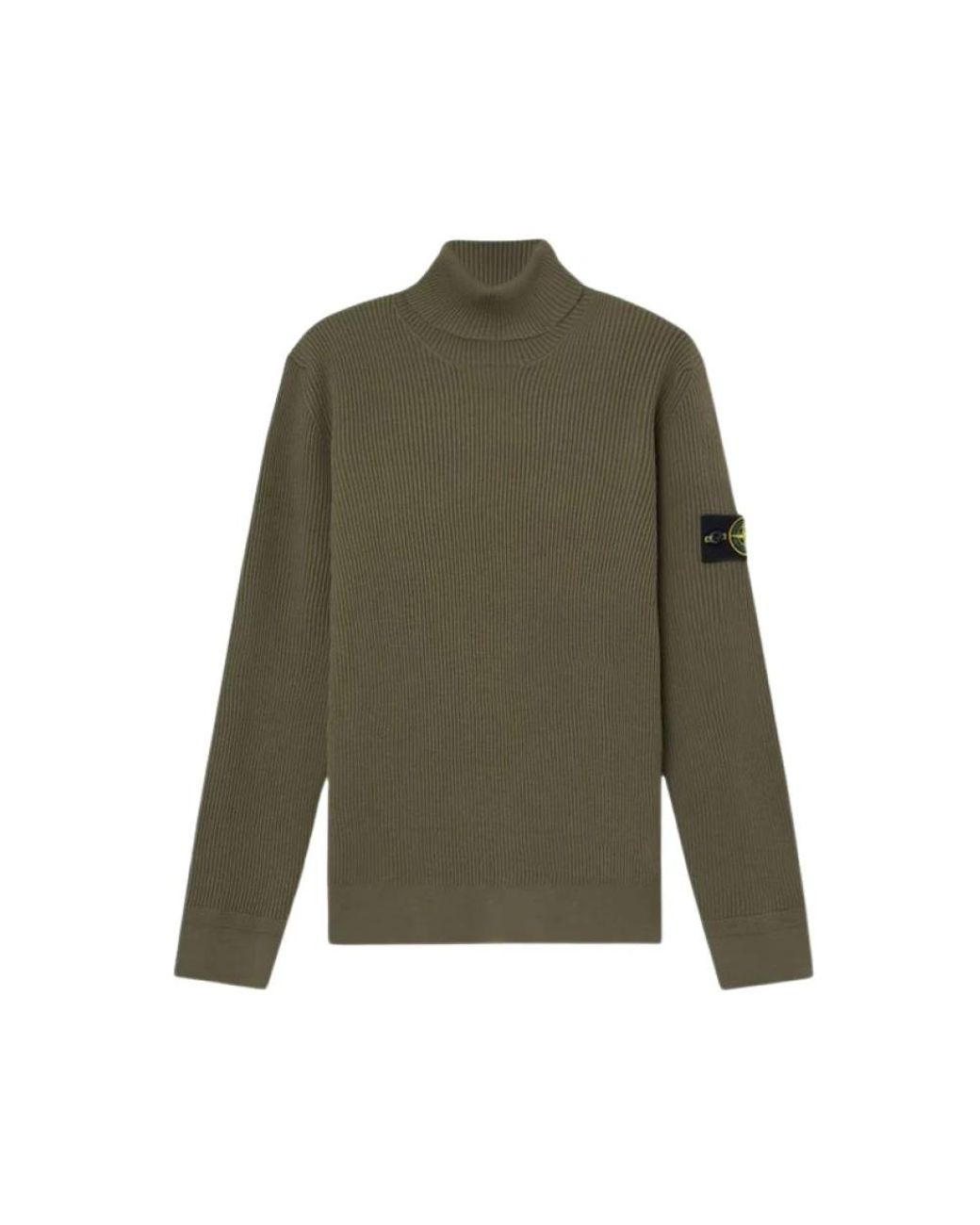 Stone Island Green Turtlenecks for men