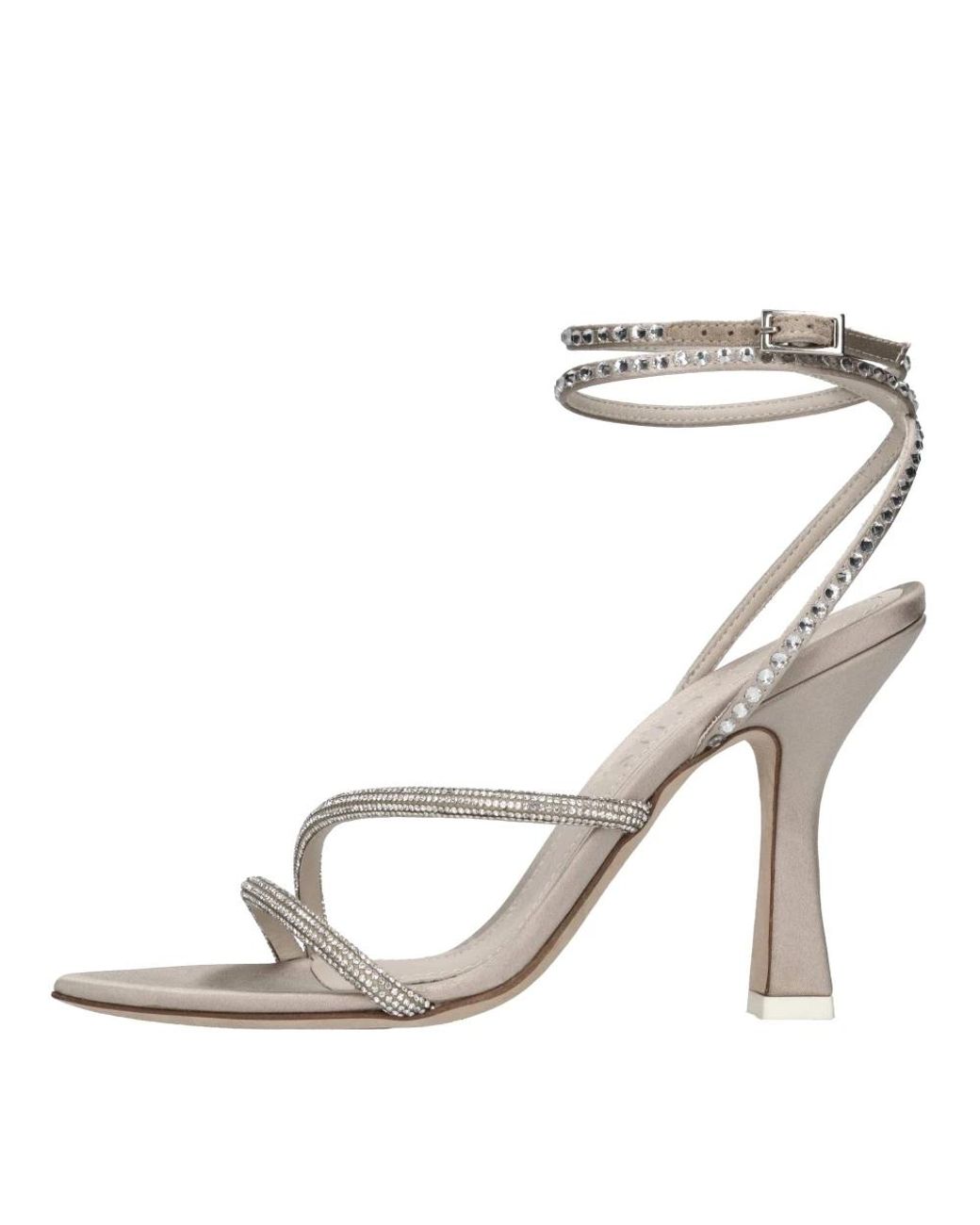 3Juin Metallic High Heel Sandals