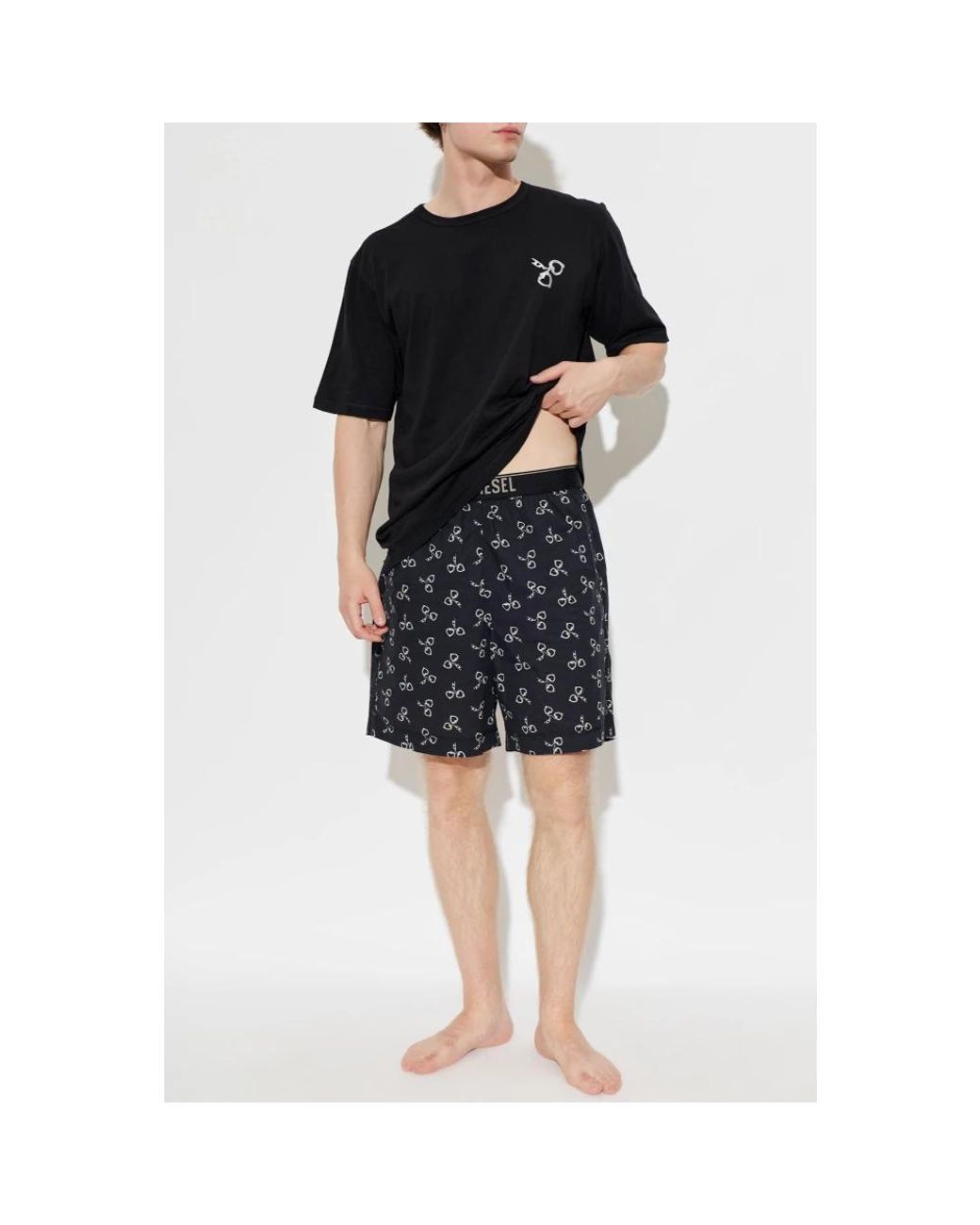 Pyjamas di DIESEL in Black da Uomo