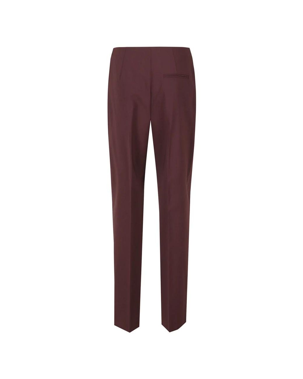 Alberta Ferretti Purple Straight Trousers