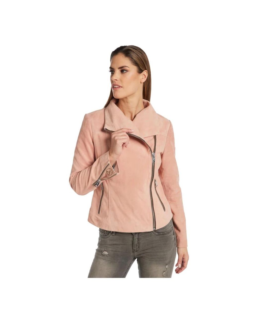 carlo colucci Pink Leather Jackets