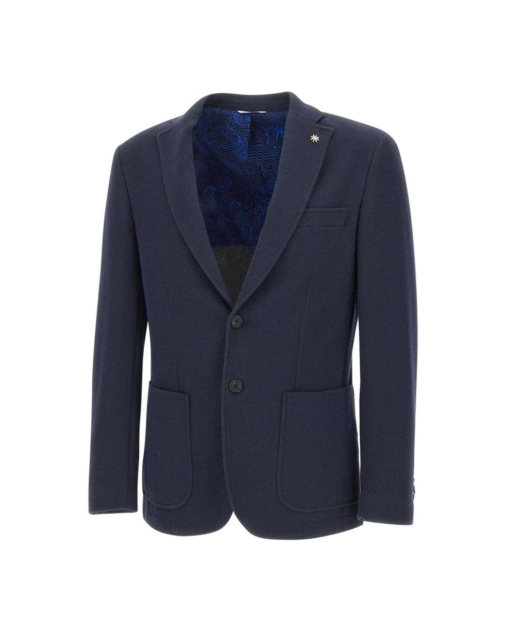 Manuel Ritz Blue Blazers for men