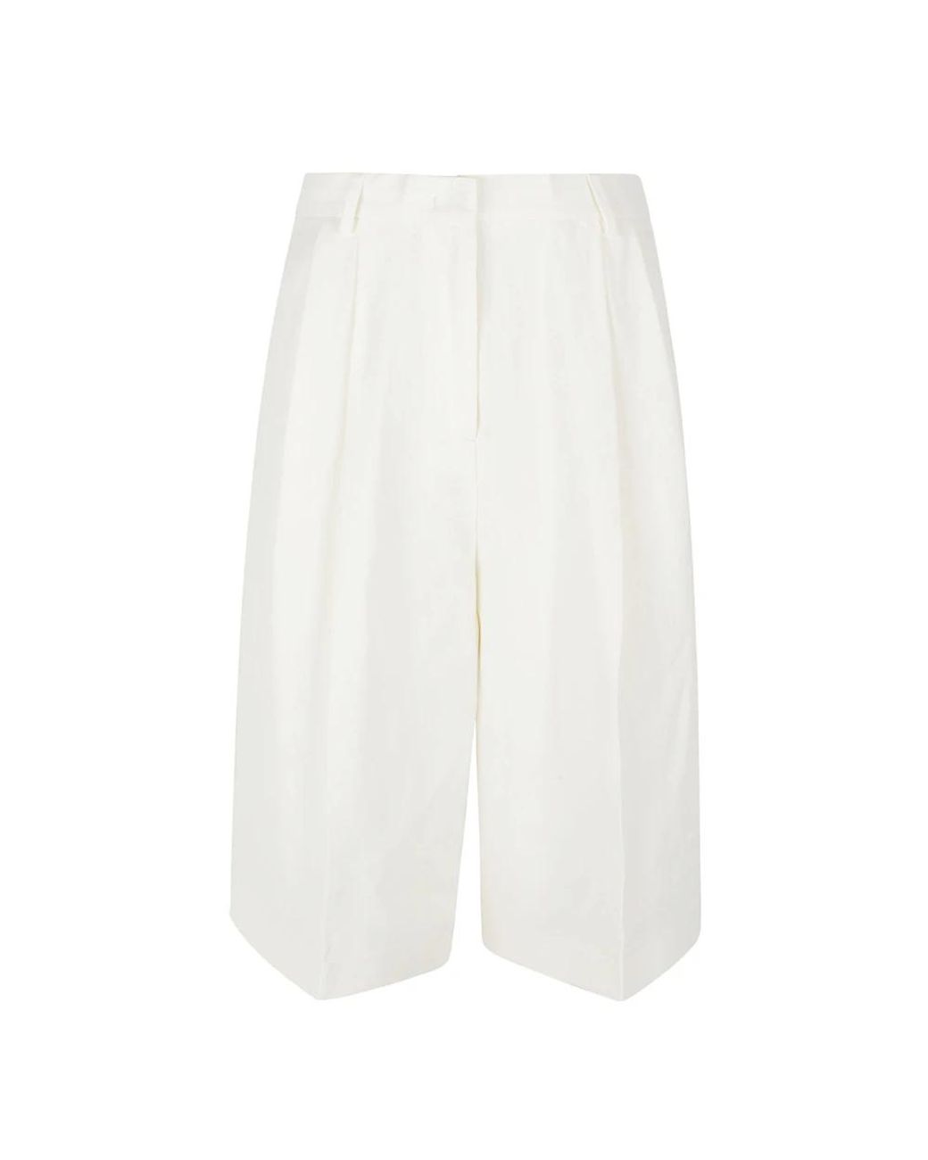 Fabiana Filippi White Long Shorts