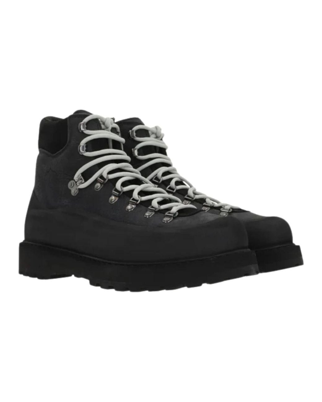 Diemme Black Lace-Up Boots for men