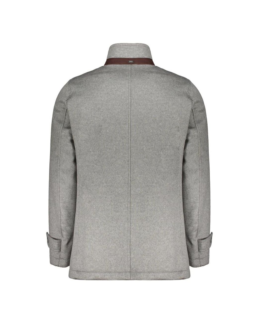 Light Jackets Herno de hombre de color Gray