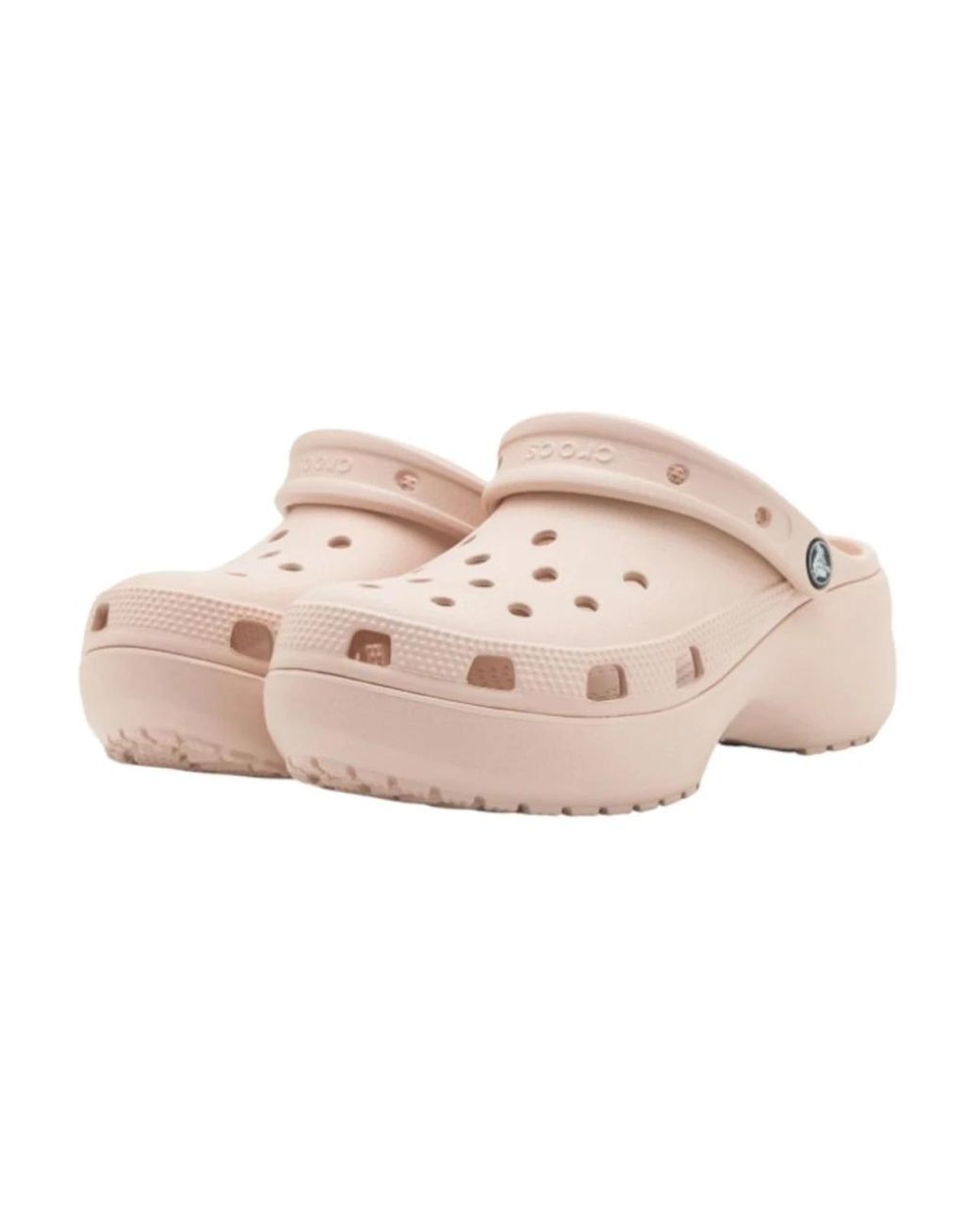 CROCSTM Pink Klassische Plateau-Clogs