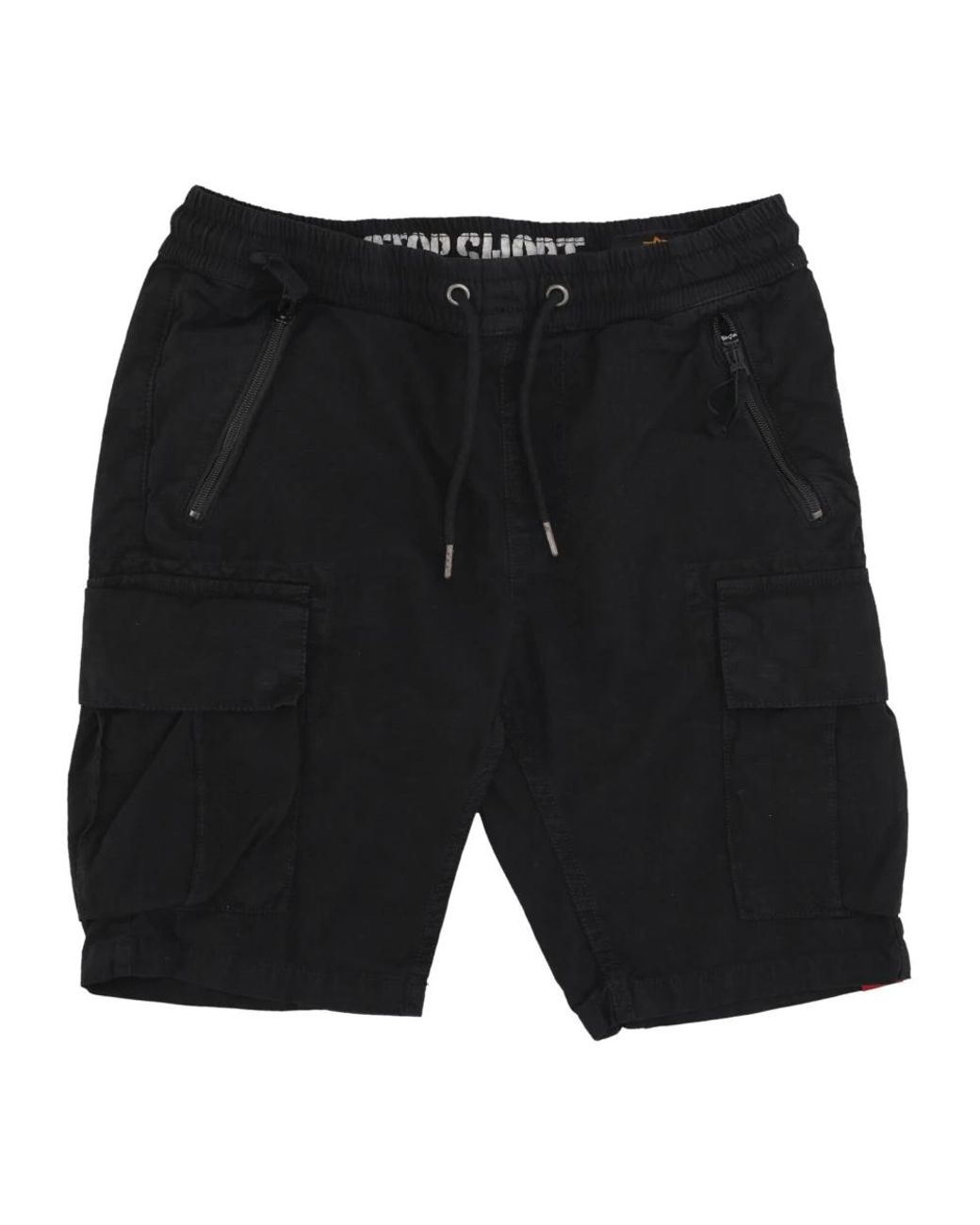 Alpha Industries Black Casual Shorts for men