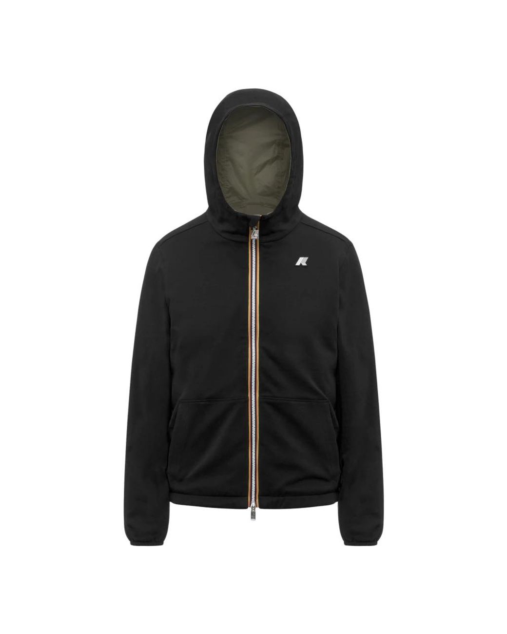 K-Way Jake Double Interlock Jas in het Black voor heren