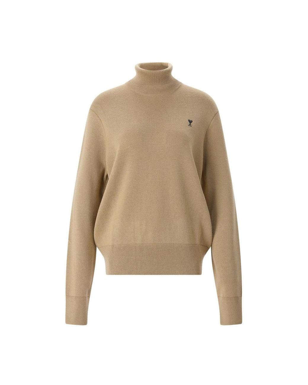 Turtlenecks AMI de color Natural