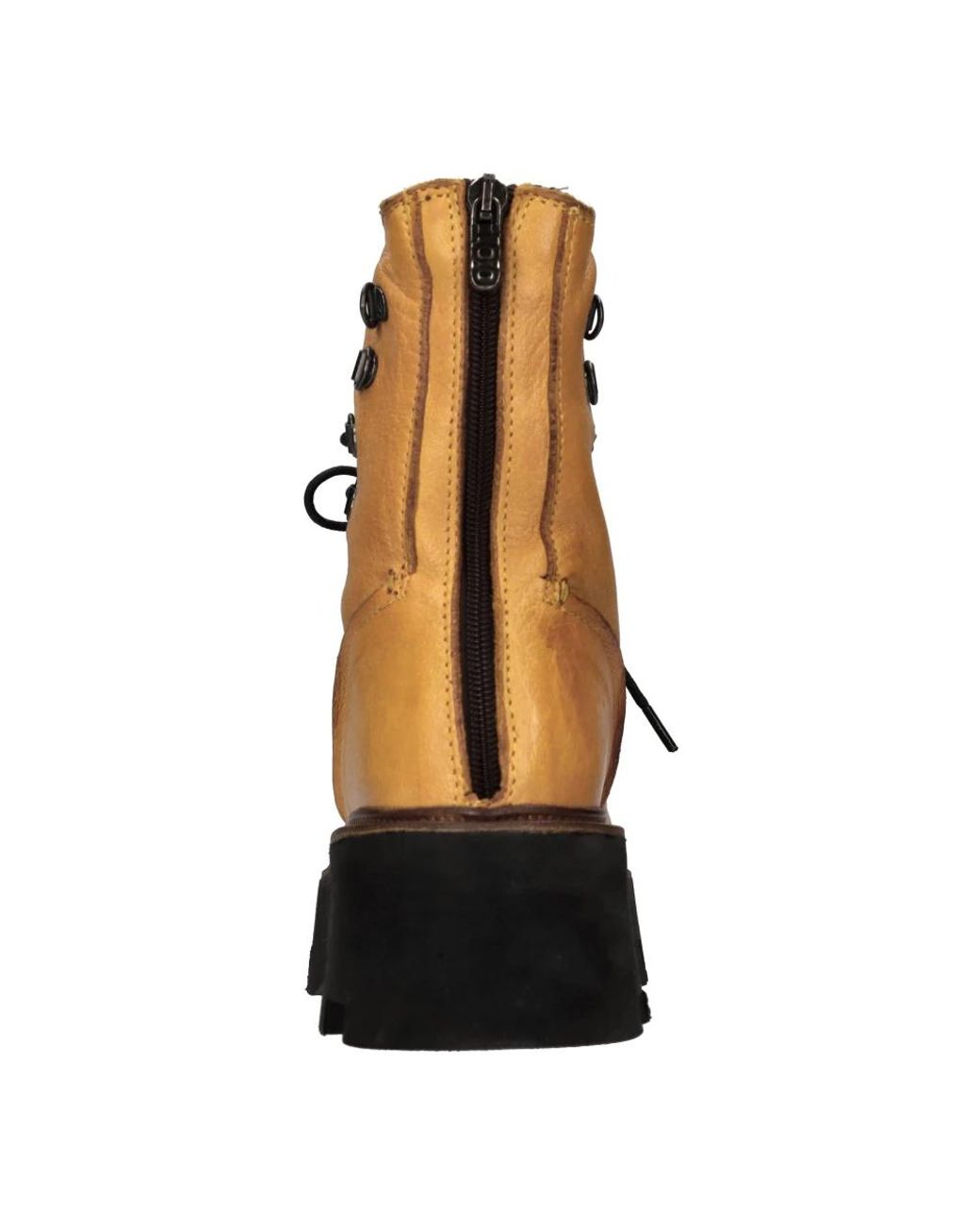 Hundred 100 Brown Lace-Up Boots