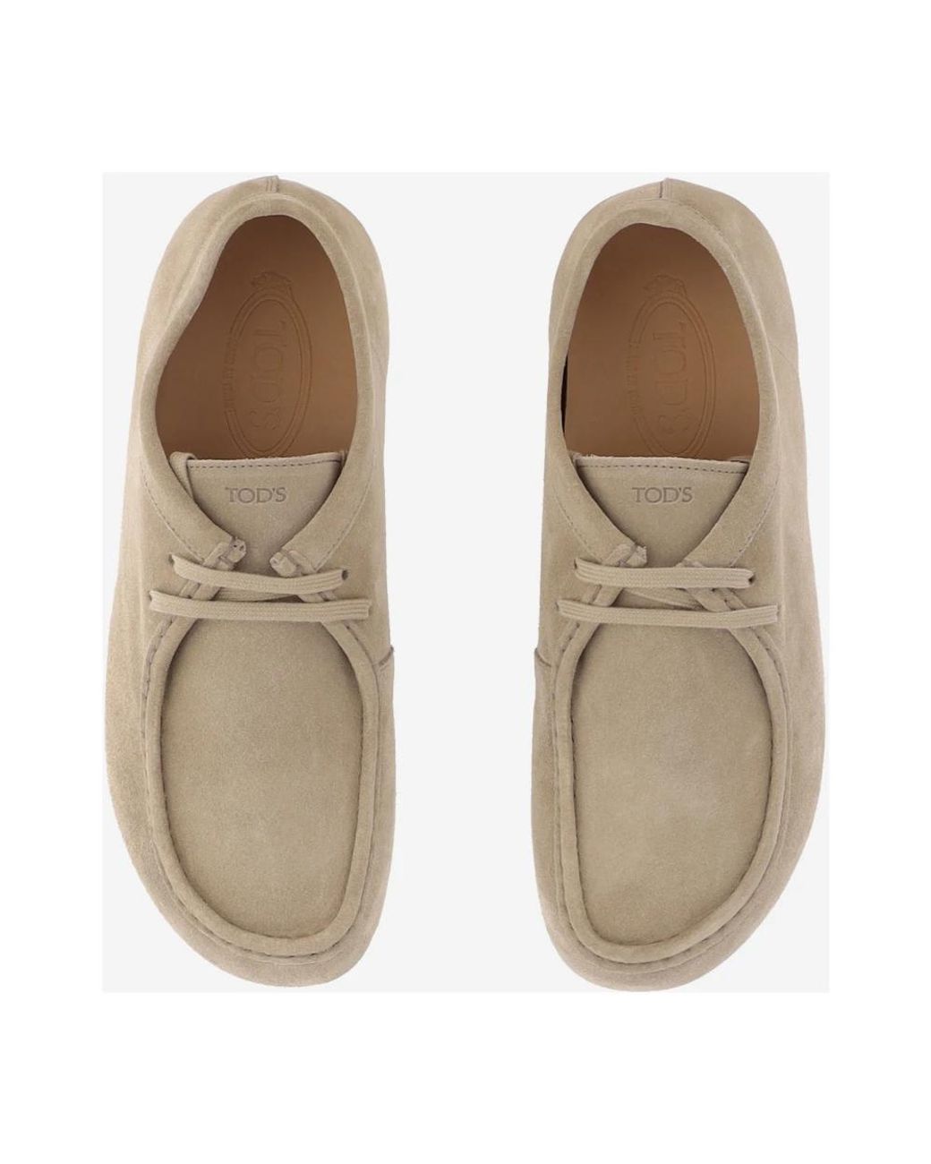 Tod's Natural Laced Shoes for men