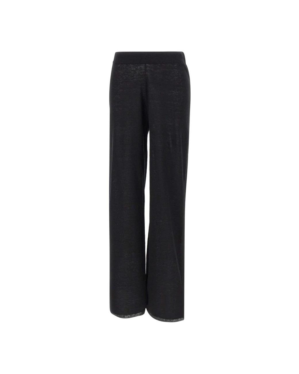 Kangra Black Straight Trousers