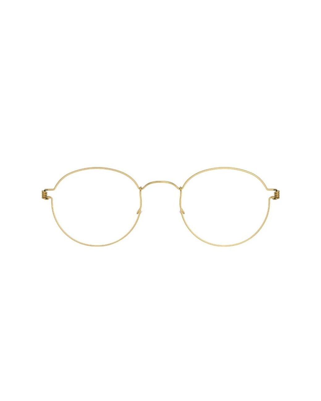 Lindberg Accessoires ,Geel ,Glasses in het Metallic