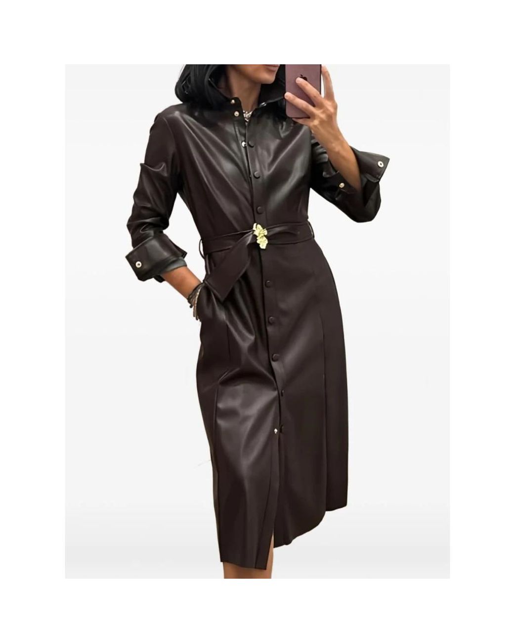Liu Jo Black Shirt Dresses
