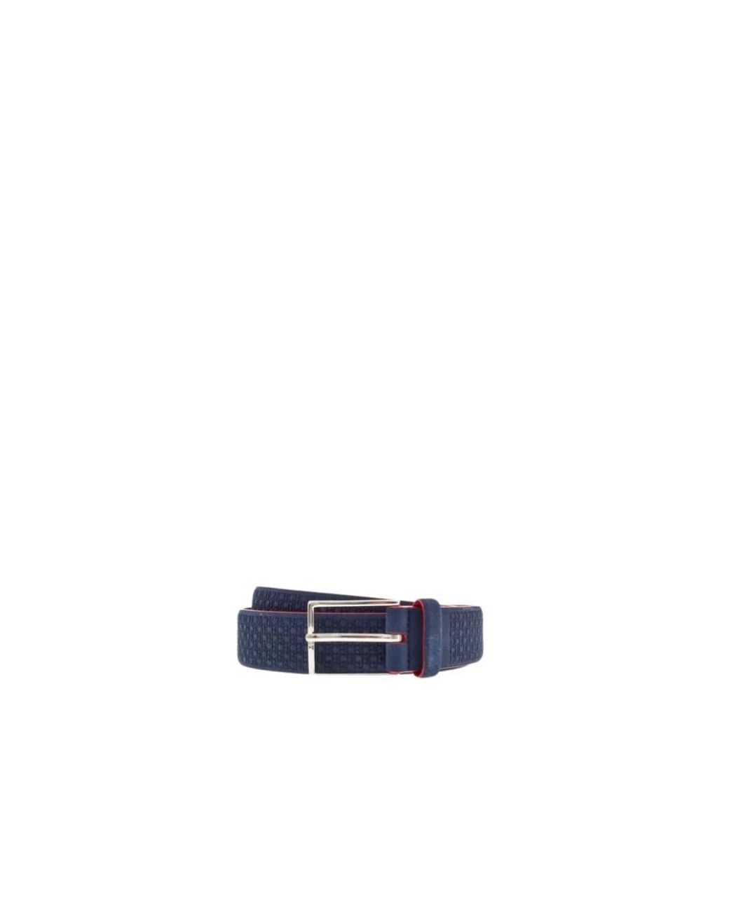 Carolina Herrera Blue Belts for men