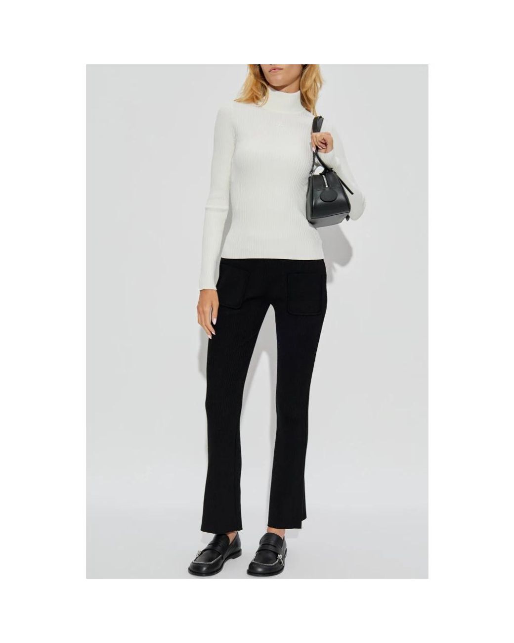 Turtlenecks Courreges de color White