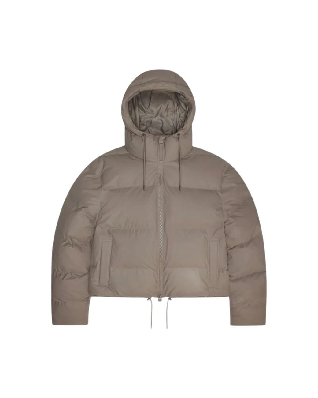 Rains Brown Winter Jackets
