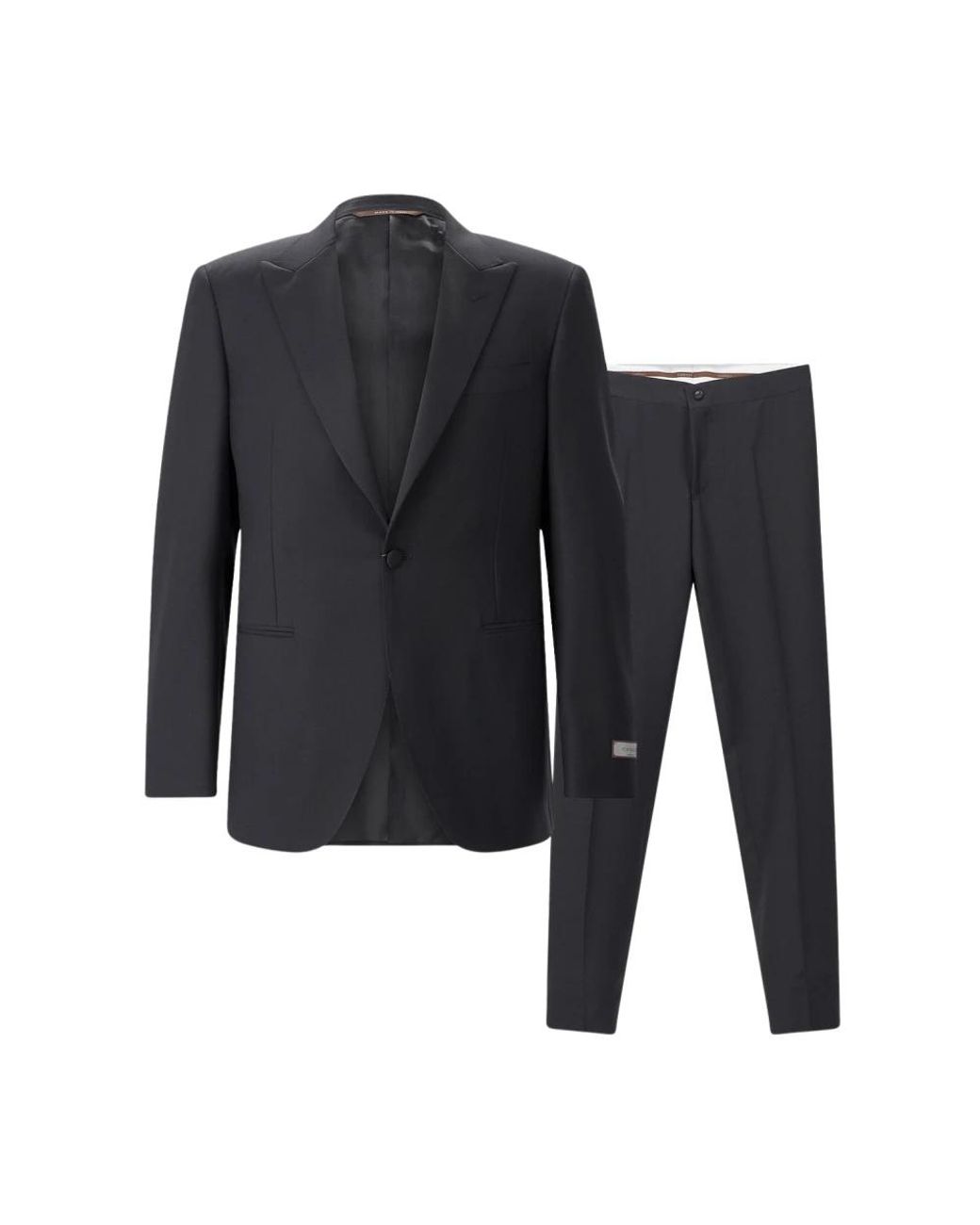 Canali Blue Single Breasted Suits for men