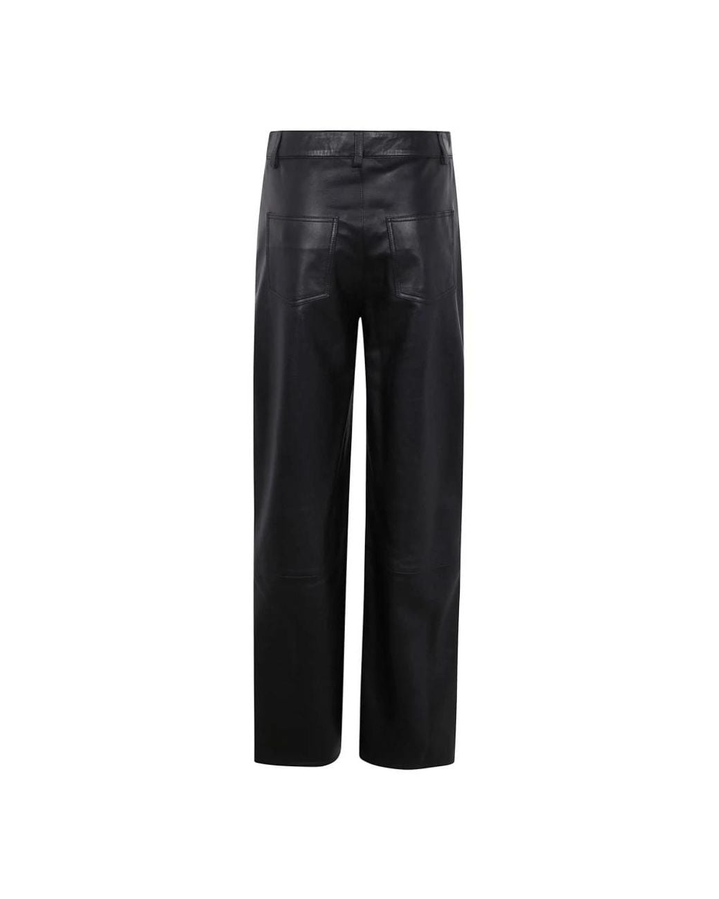 Loulou de Saison Black Leather Trousers