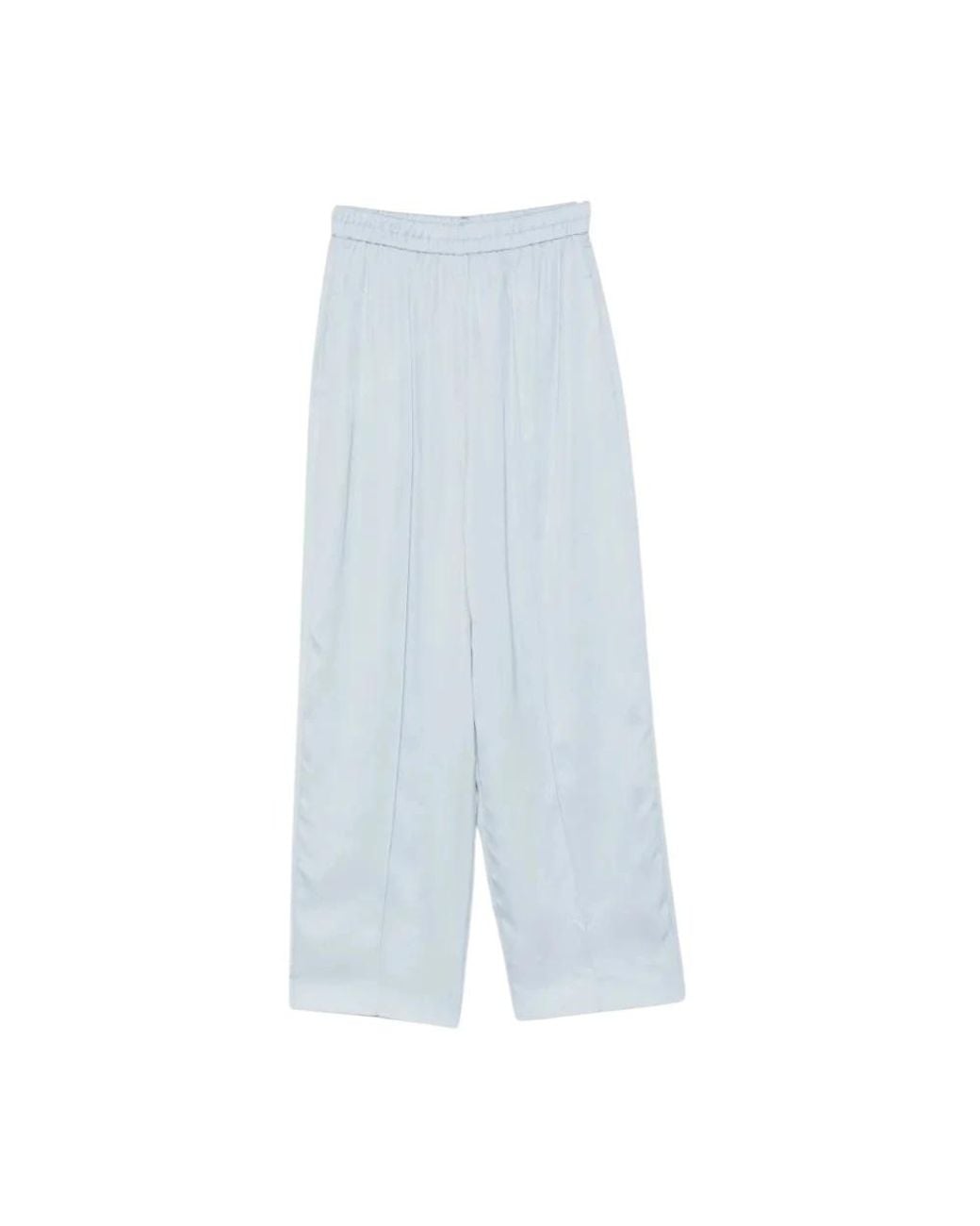 Fabiana Filippi Blue Wide Trousers