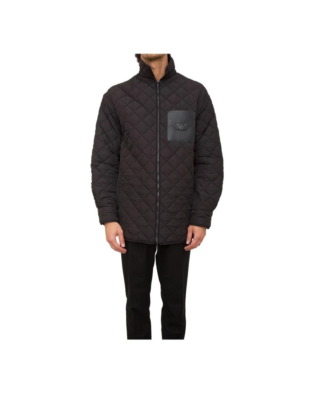Emporio Armani Black Light Jackets for men