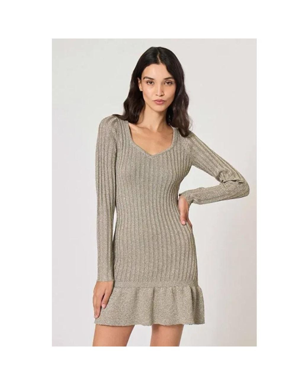 Knitted dresses Manoush de color Natural