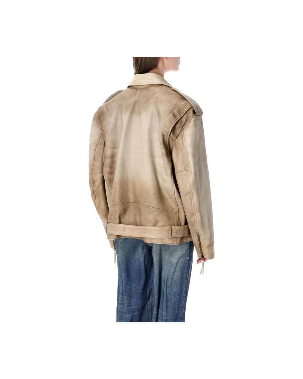 Golden Goose Deluxe Brand Natural Leather Jackets