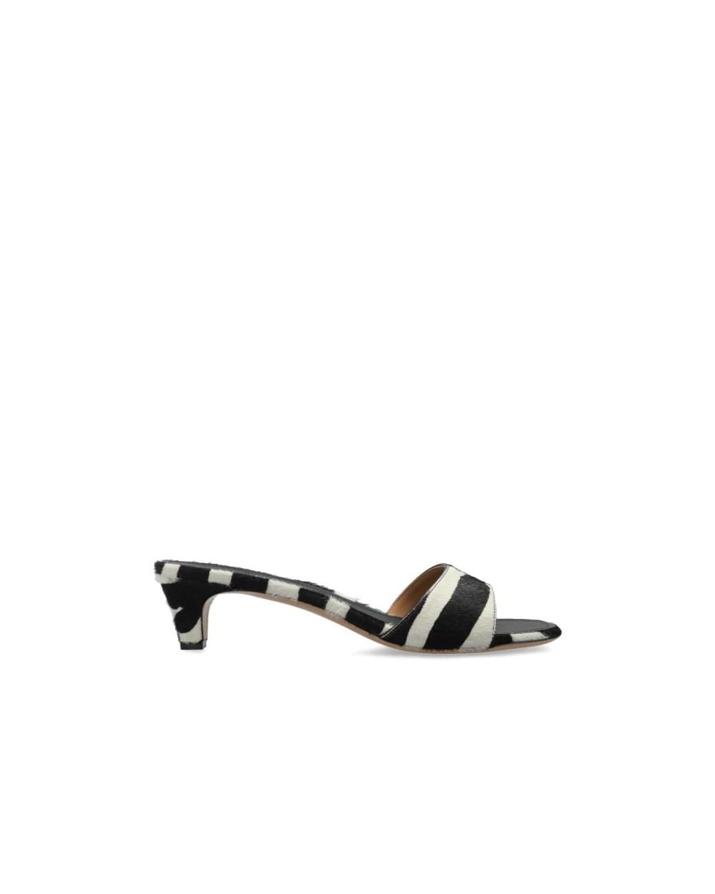 Ferragamo Black Heeled Mules
