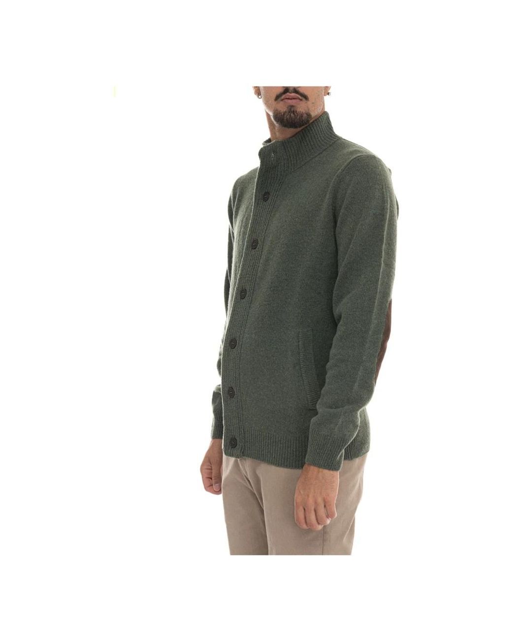 Cardigans Barbour de hombre de color Green