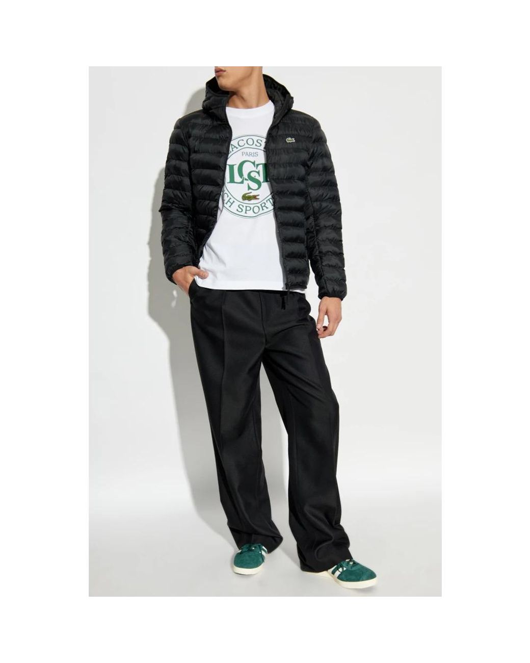 Lacoste Down Jackets in het Black voor heren