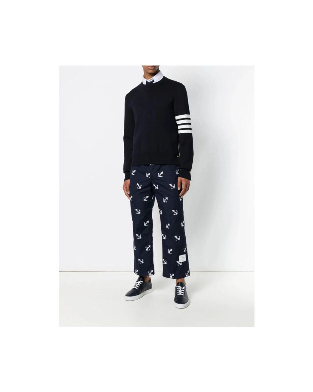 Thom Browne Blue Round-Neck Knitwear for men