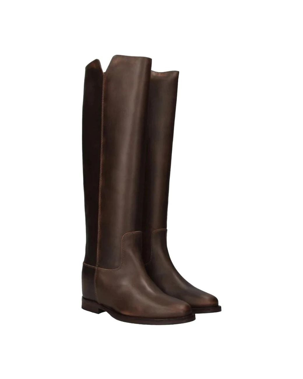 Via Roma 15 Brown High Boots