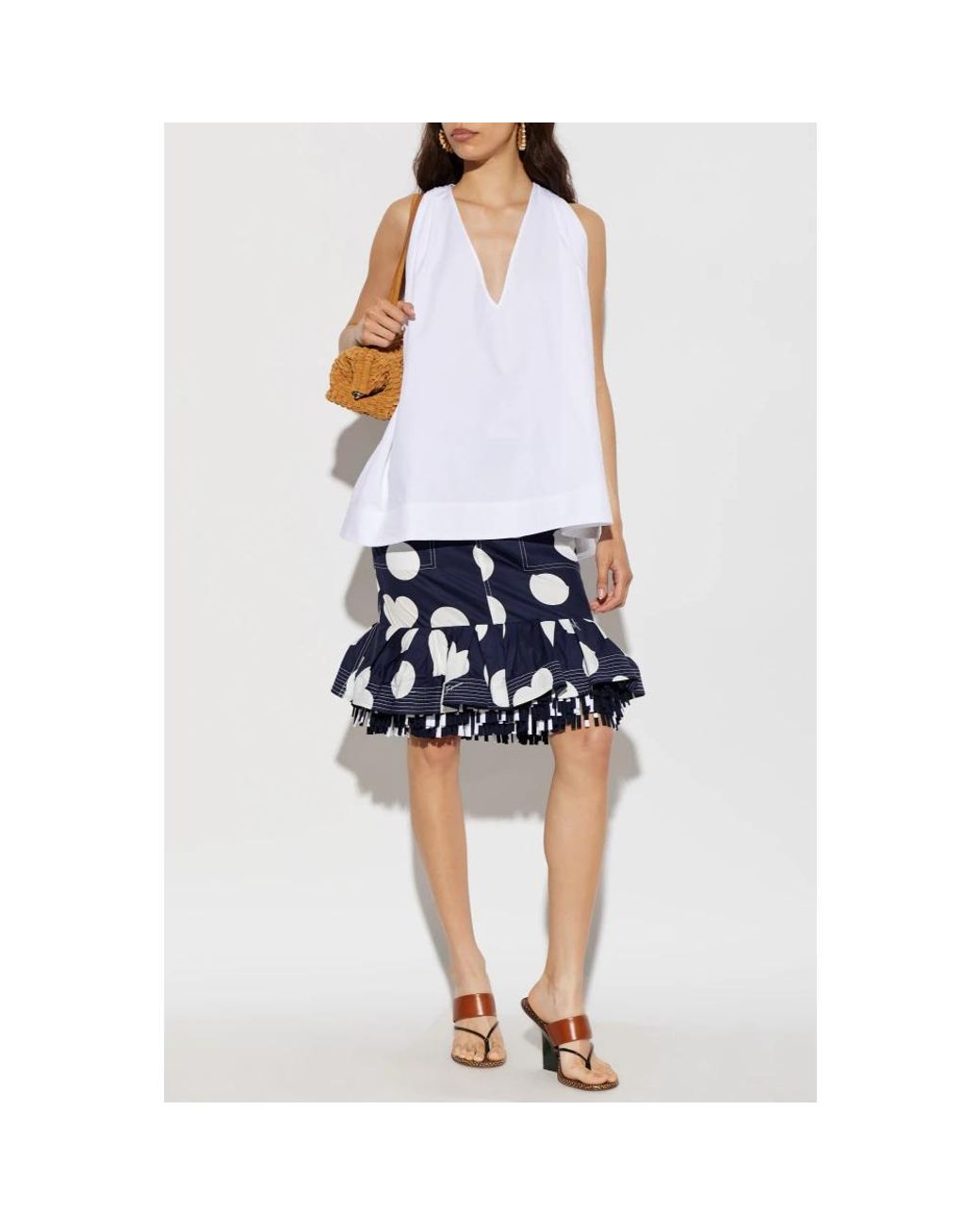 Jacquemus Blue Short Skirts