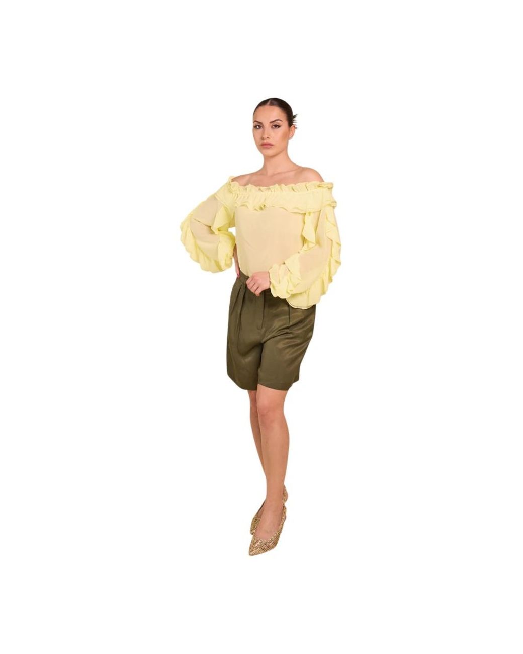 Nenette Green Bermudas