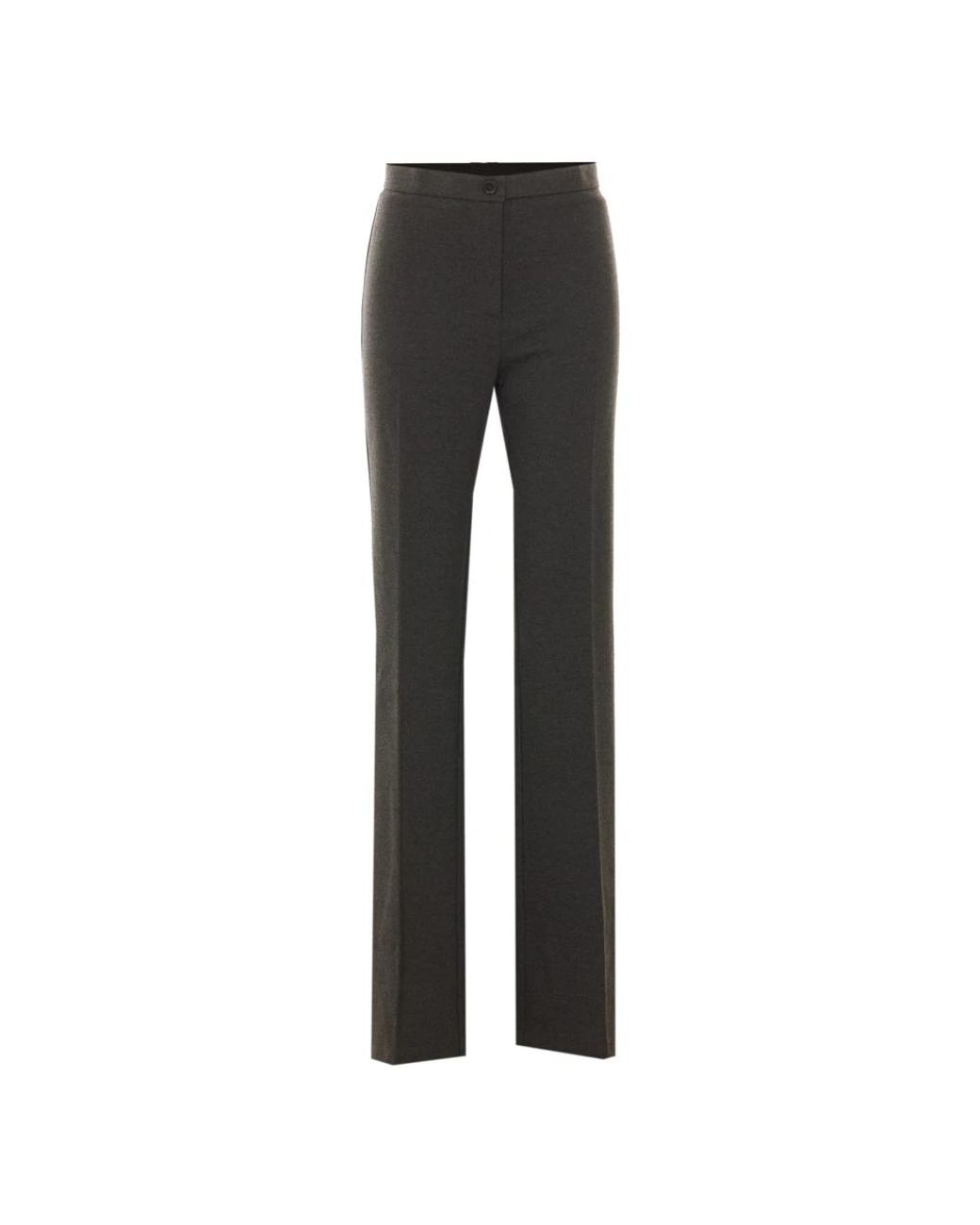 Pinko Gray Straight Trousers