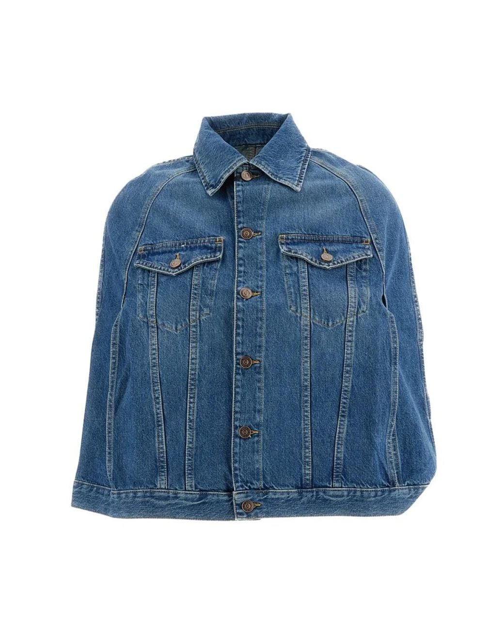 7 For All Mankind Blue Ponchos