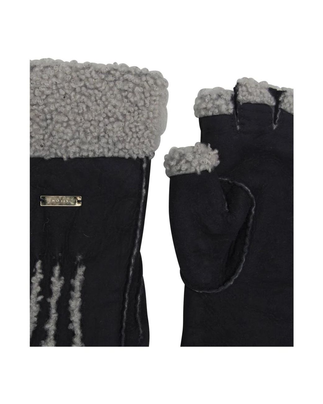 Kiton Black Gloves