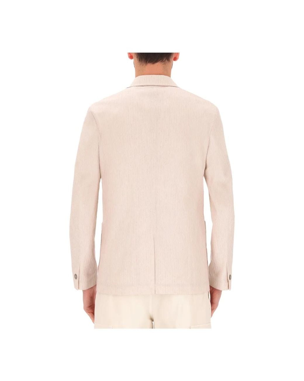 DISTRETTO12 Natural Blazers for men