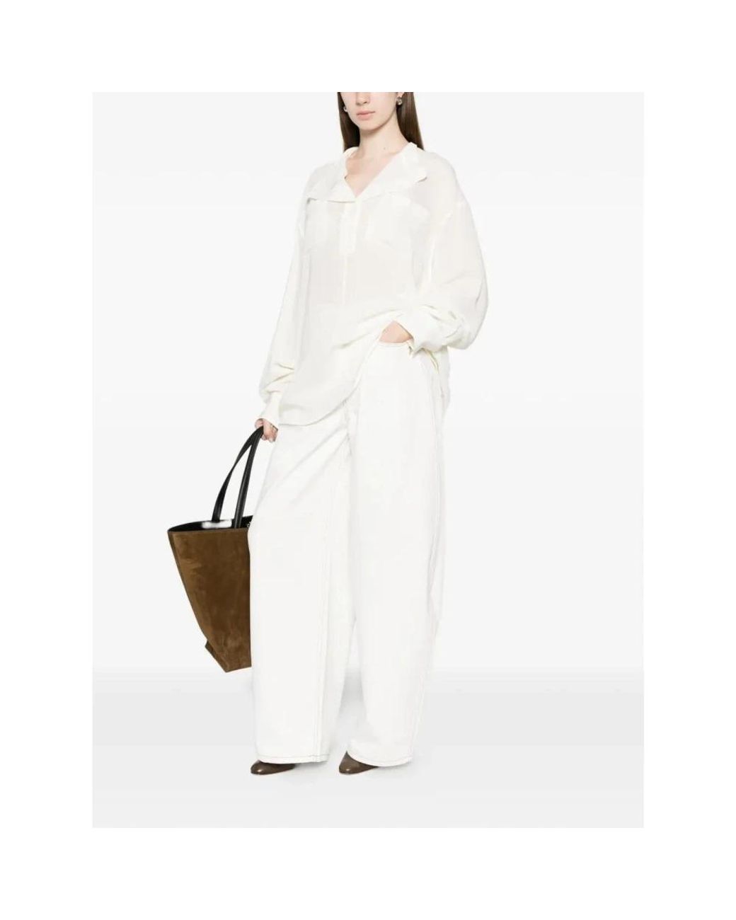 Totême White Blouses