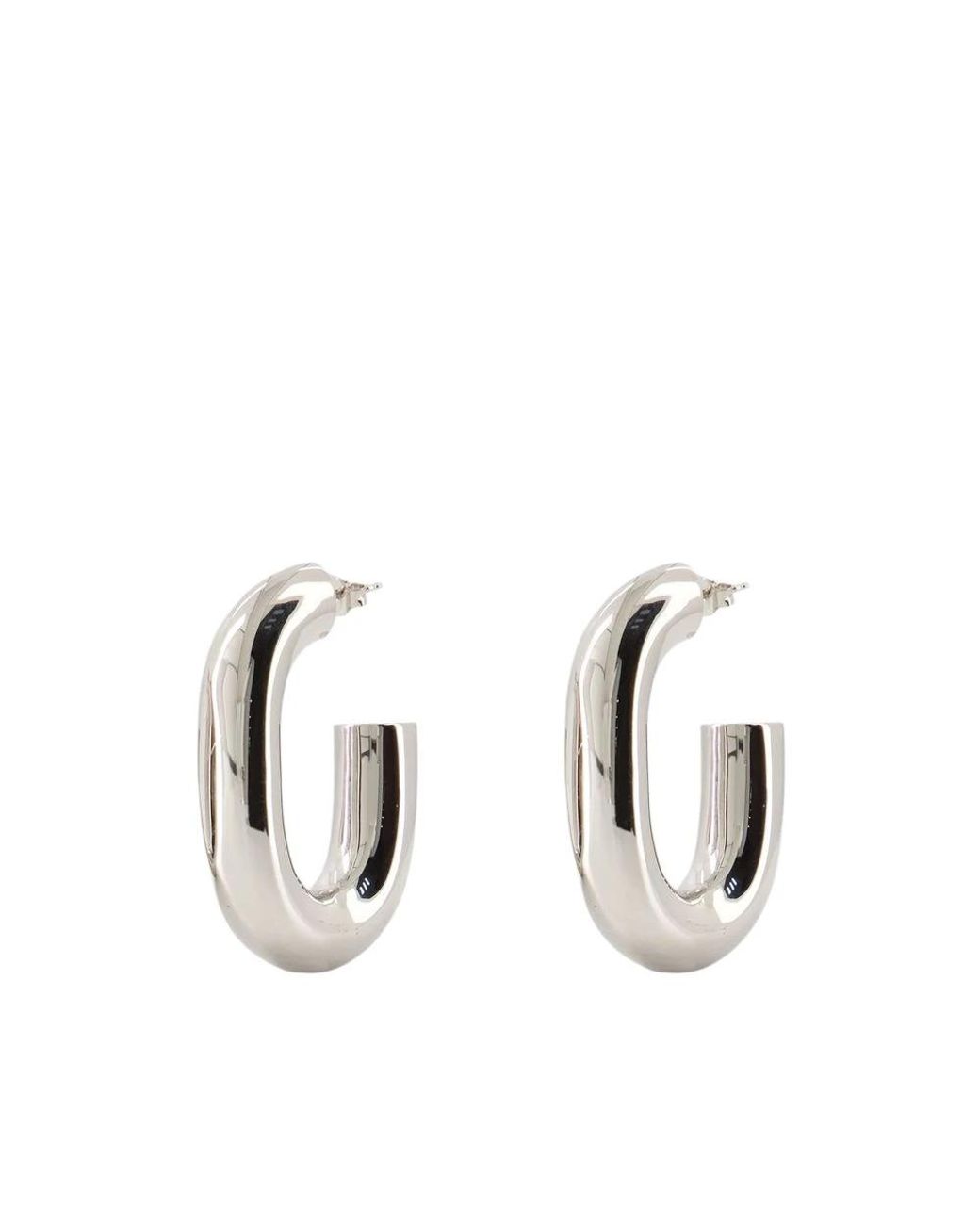 Earrings Rabanne de color Metallic