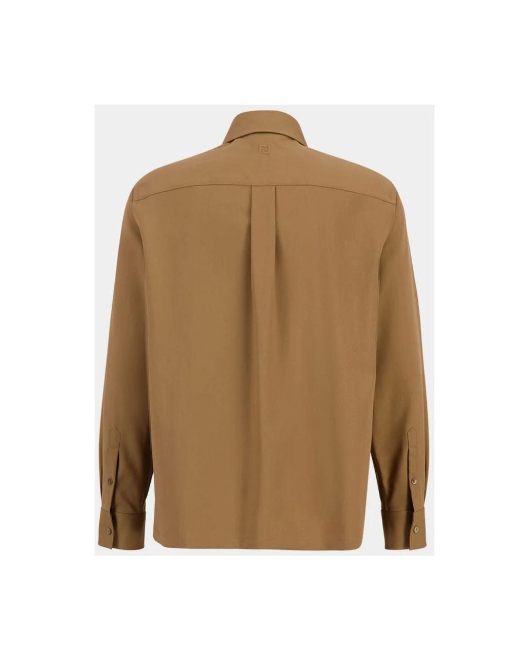 Fendi Brown Casual Shirts for men