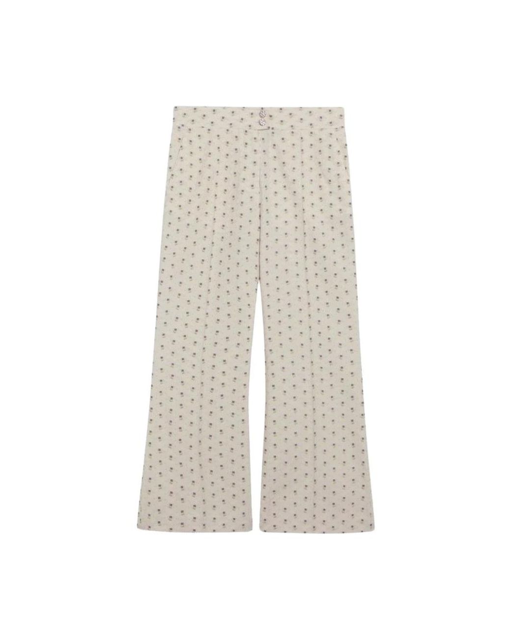 Valentino Gray Wide Trousers