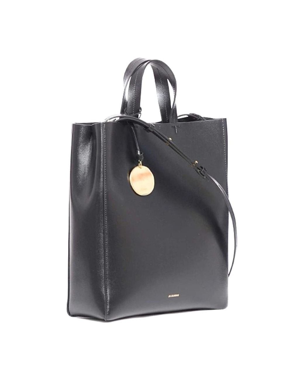Jil Sander Gray Tote Bags
