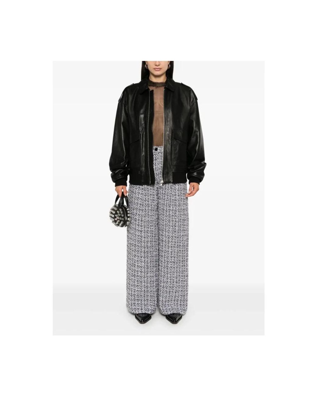 Karl Lagerfeld Gray Wide Trousers