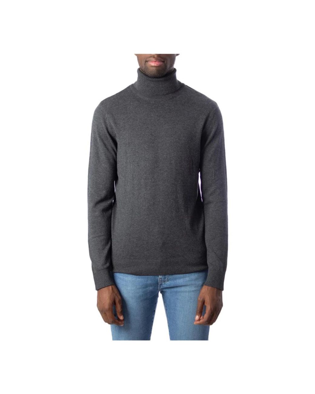 Turtlenecks Jack & Jones de hombre de color Gray