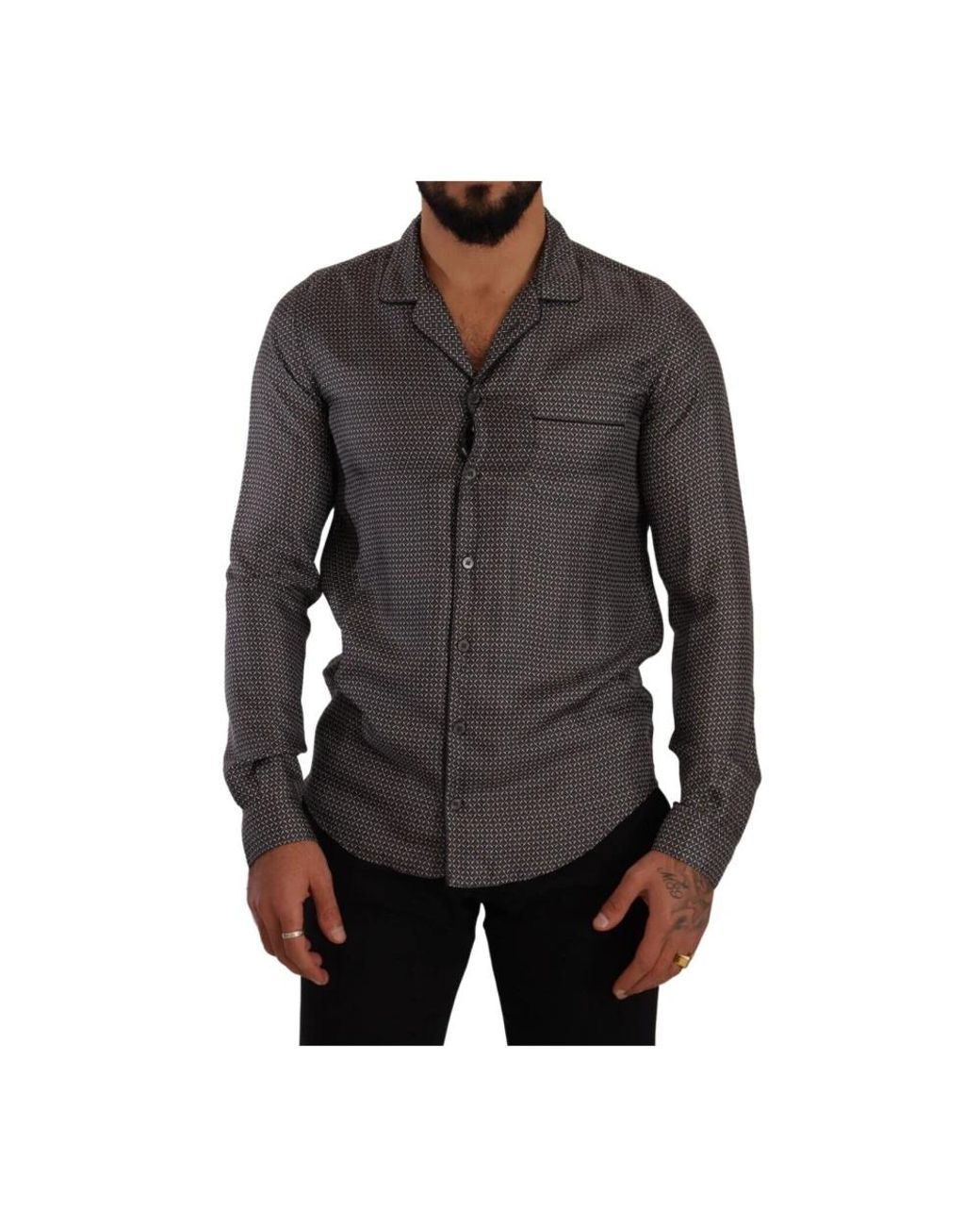 Dolce & Gabbana Black Casual Shirts for men